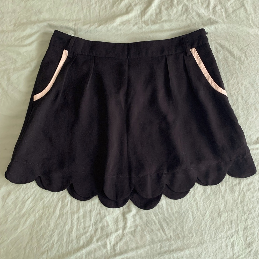 Adorable Scalloped Mini Skirt